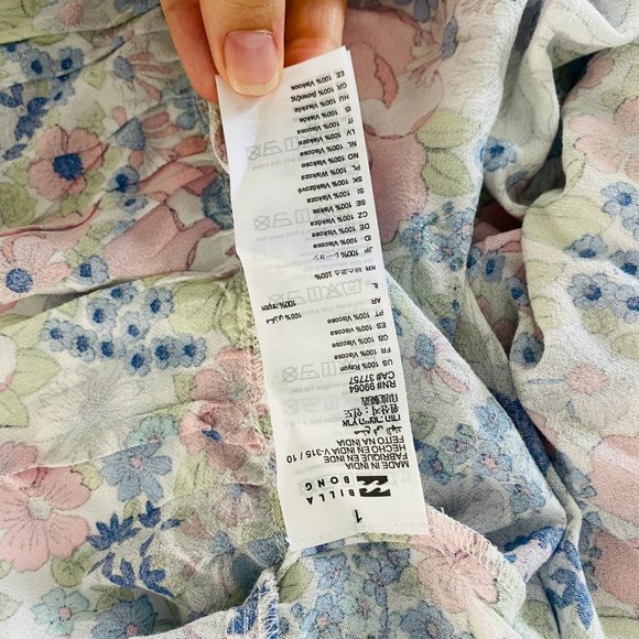 Billabong BNWT Field Day Women's Wrap Dress Medium - Picture 6 of 10